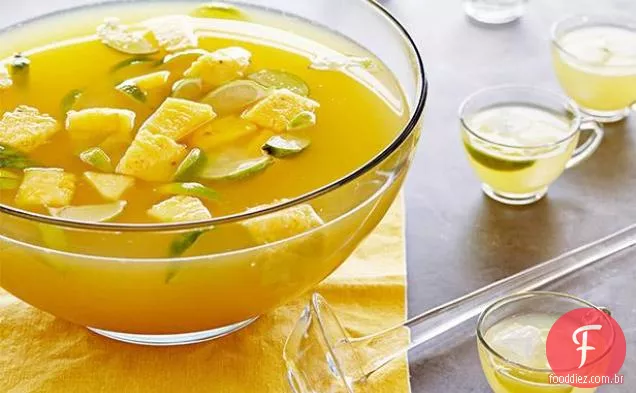 Sangrita com um iceberg abacaxi-limão