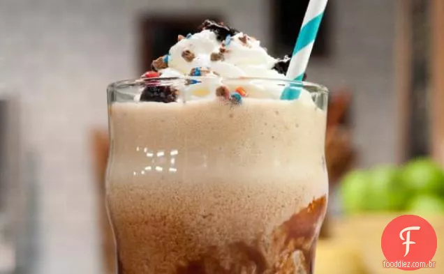 Choco Cherry-Stout Ice Cream Float
