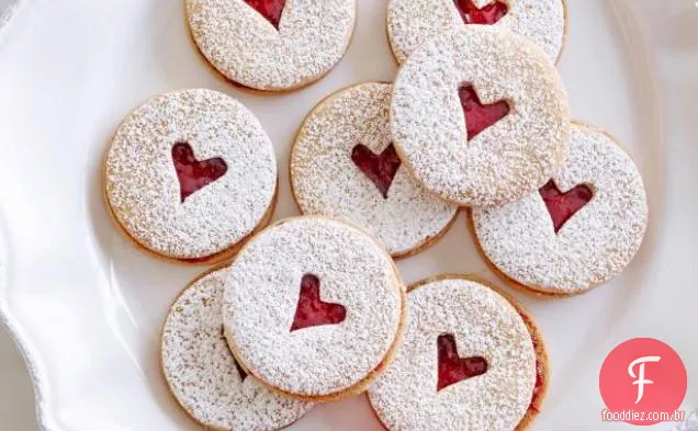 Mini Linzer Cookies