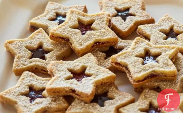 Linzer Star Sandwich Cookies