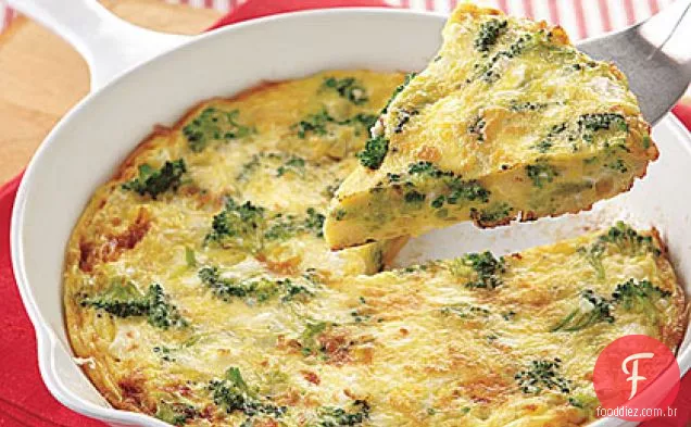 Brócolis e Feta Frittata