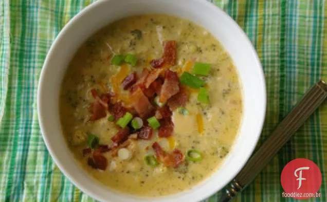 Sopa Queijo Brócolis