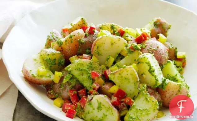 Salada De Batata Pesto