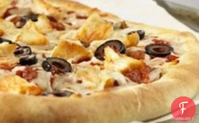 Cheesy Chicken Pizza