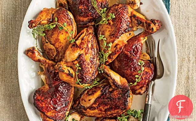 Melaço-Frango Assado