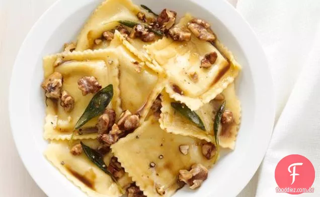 Ravioli Com Sálvia-Manteiga De Nogueira