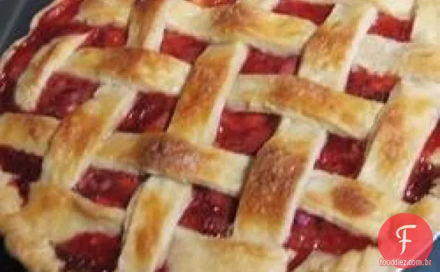 Minha Própria Torta De Ruibarbo De Morango