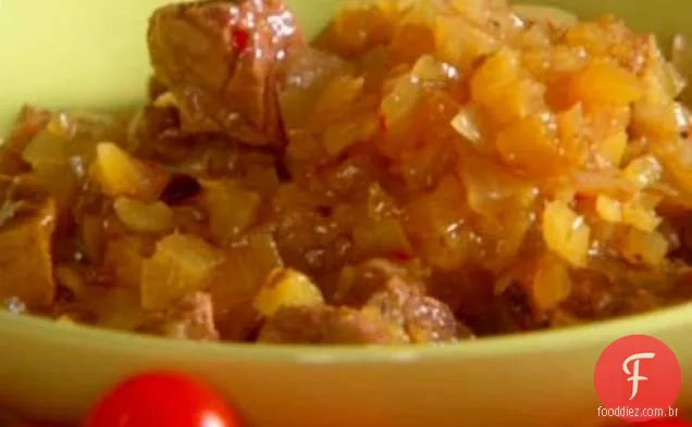 Mordidas De Bife Doces E Quentes