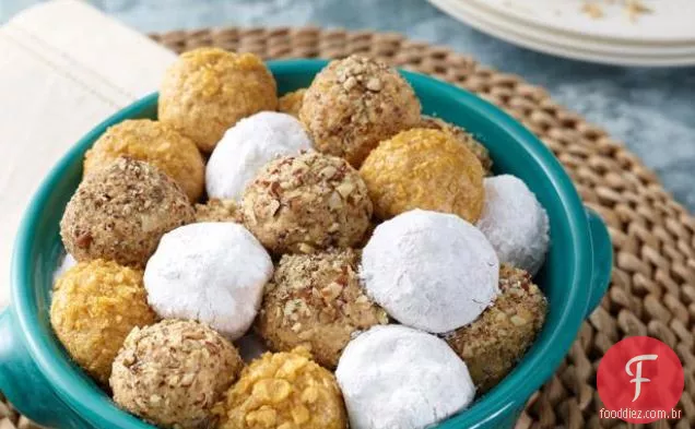 Bolas De Manteiga De Amendoim