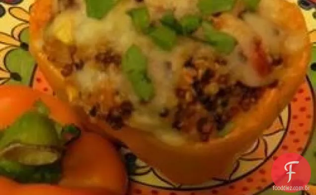 Pimentos Recheados Com Quinoa