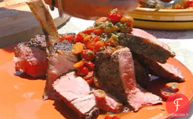 Bife de Cowboy de Jan com sabor de tomate