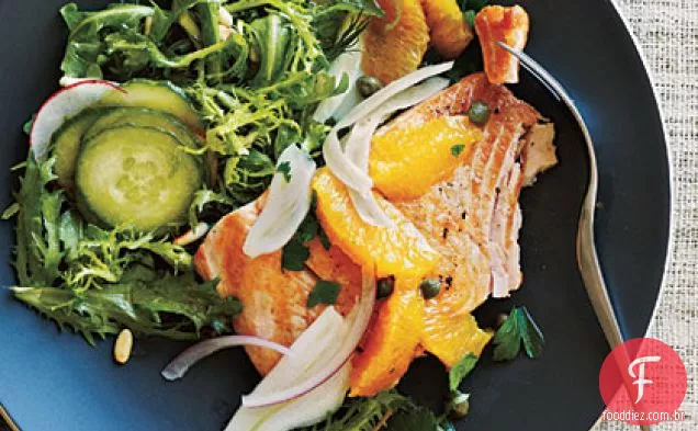 Char Ártico com sabor de alcaparras Laranja