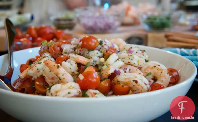 Salada De Camarão E Alcaparras
