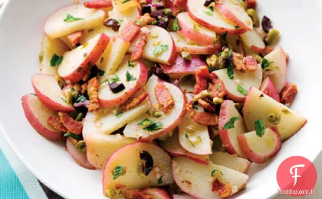 Salada De Batata Com Bacon E Azeitona