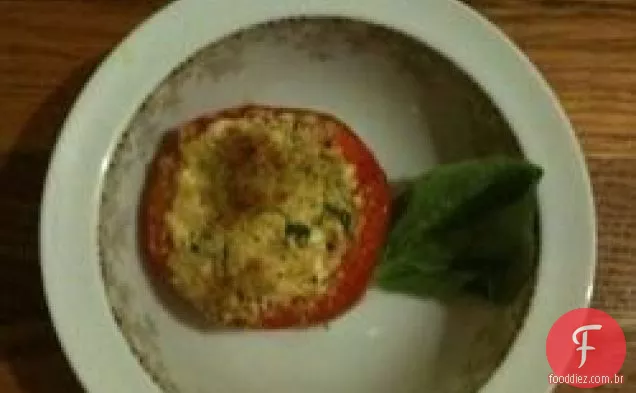 Tomate Recheado Com Queijo De Cabra