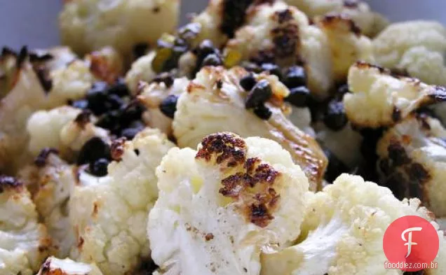 Jantar Hoje À Noite: Couve-Flor Assada Com Alcaparras