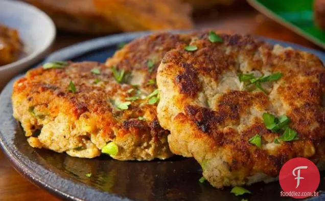 Bolos De Batata Temperados Do Oriente Médio