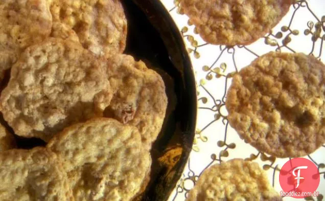 Biscoitos De Aveia Com Gengibre E Limão