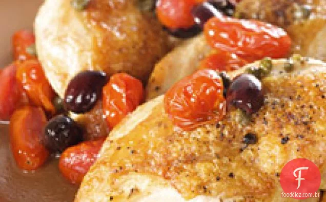 Frango assado na panela