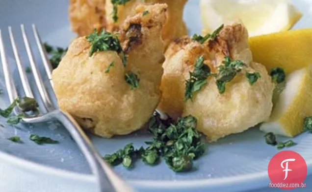 Bolinhos De Couve-Flor Com Limão E Alcaparras