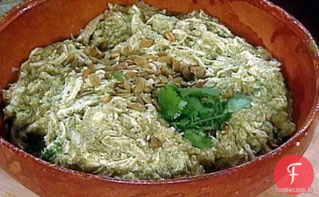 Frango em molho verde Chile