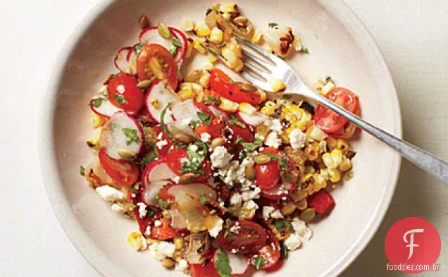 Salada De Milho Grelhada Mexicana