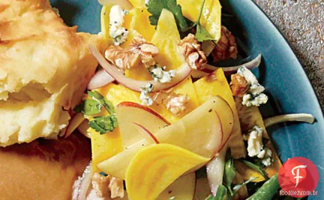 Salada Rápida De Maçã E Beterraba