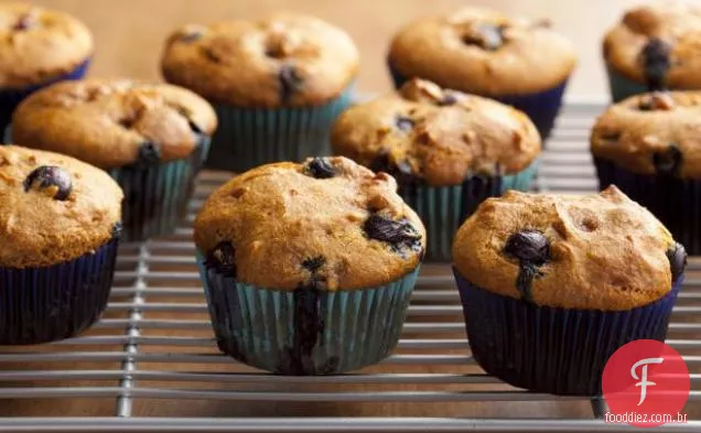 Muffins De Mirtilo Sem Glúten