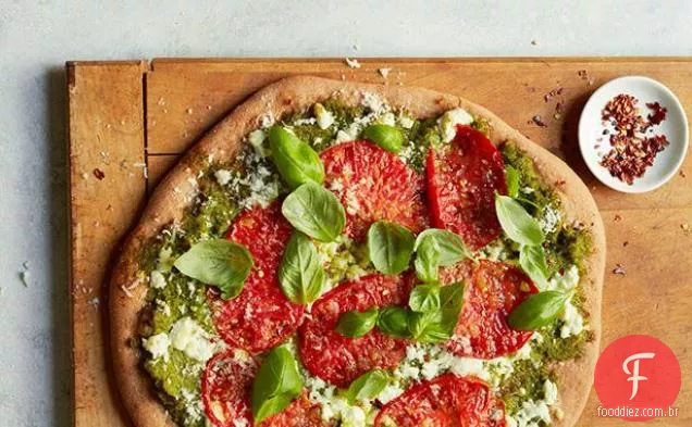 Broccoli Pesto Pizza