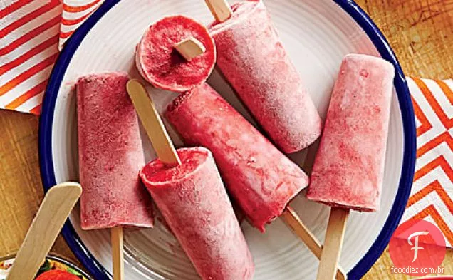 Pops De Frutas Congeladas Cremosas