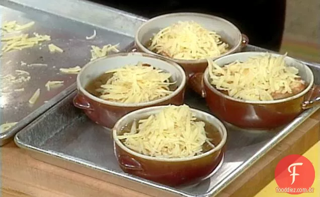 Oh Tão Boa Sopa De Cebola Francesa