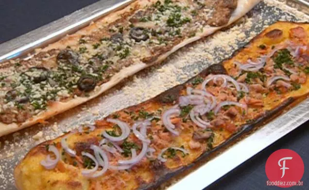 Pizza Flatbread Multi-Cogumelo