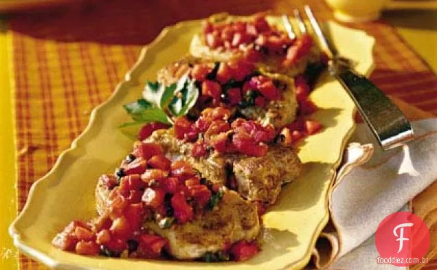 Costeletas De Porco Da Toscana