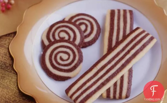 Cookies de fita ou redemoinho