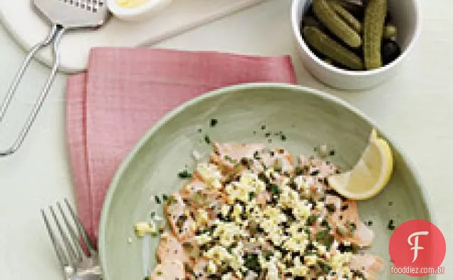 Salmão em flocos 
