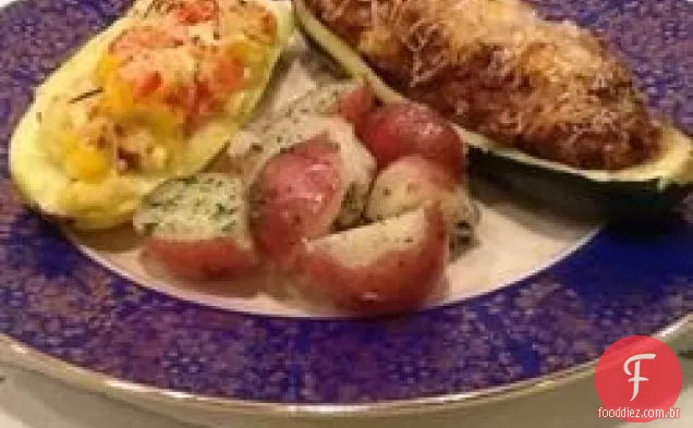 Abobrinha Recheada Com Carne