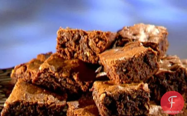 Mexicano Ruibarbo Chocolate Pedaço Brownies