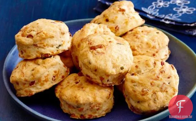 Bacon-Biscoitos De Queijo
