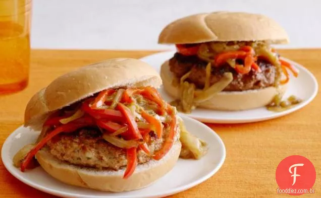Hambúrgueres de carne e frango Fajita: tenha um de cada