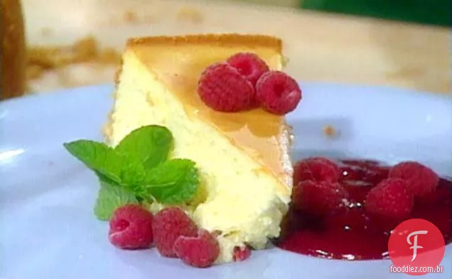 Cheesecake De Framboesa Com Chocolate Branco
