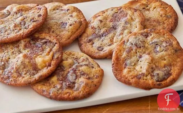 Biscoitos de chocolate triplo de Ron