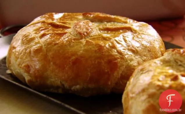 Brie e cebola Puff