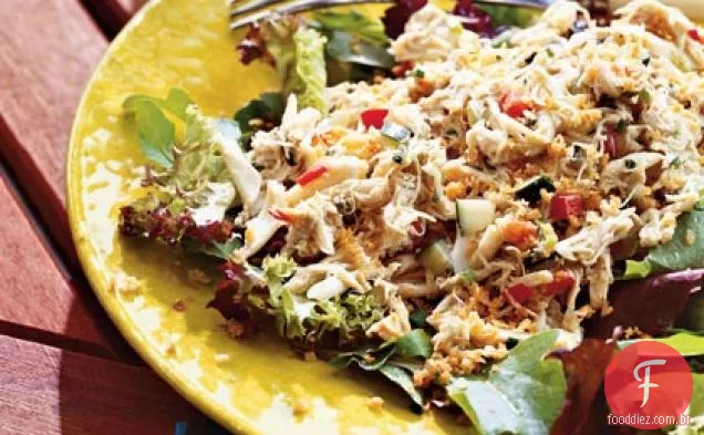 Salada Do Bolo Do Caranguejo De Maryland