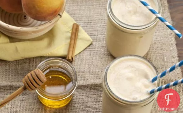 Smoothie De Torta De Pêssego