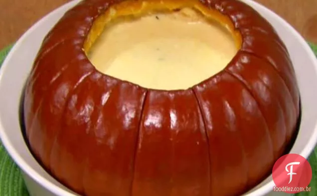 Sopa De Torta De Abóbora Inteira