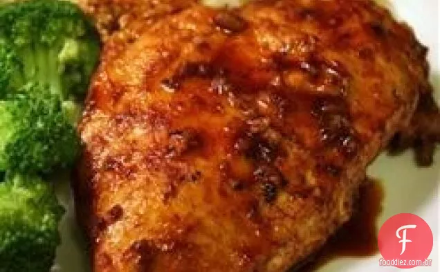 Molho de frango e vinho tinto