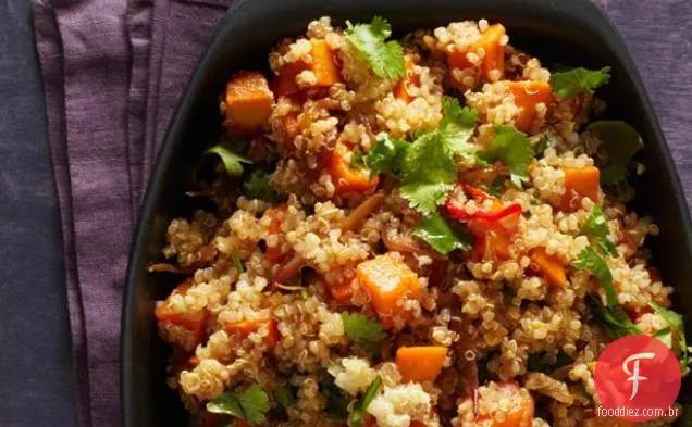 Quinoa picante com Batata Doce