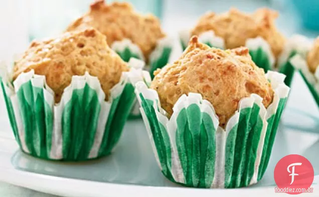 Parmesão-Mini Muffins De Alecrim