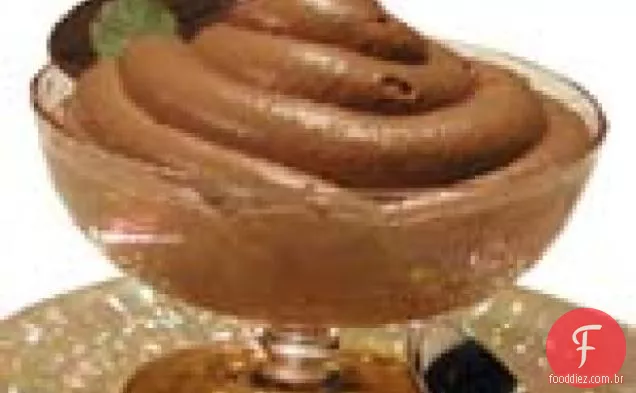 Mousse De Laranja Com Chocolate Ao Leite