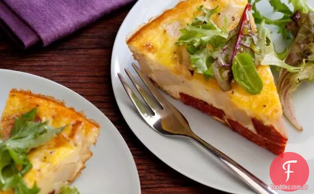 Tortilla de batata e chouriço